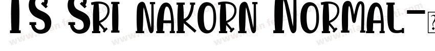 TS Sri nakorn Normal字体转换